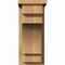 Ekena Millwork Mediterranean Smooth Corbel w/Backplate, Western Red Cedar, 7 1/2"W x 14"D x 18"H COR08X14X18MED01SWR - alternate 4